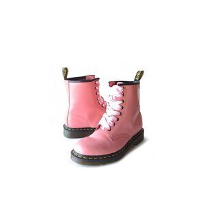 Dr. Martens Boots Size 7 Womens 1460 Acid Pink 8 Eye Lace Up Boots